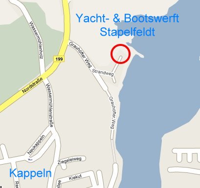 Kappeln - n&ouml;rdlich der Br&uuml;cke